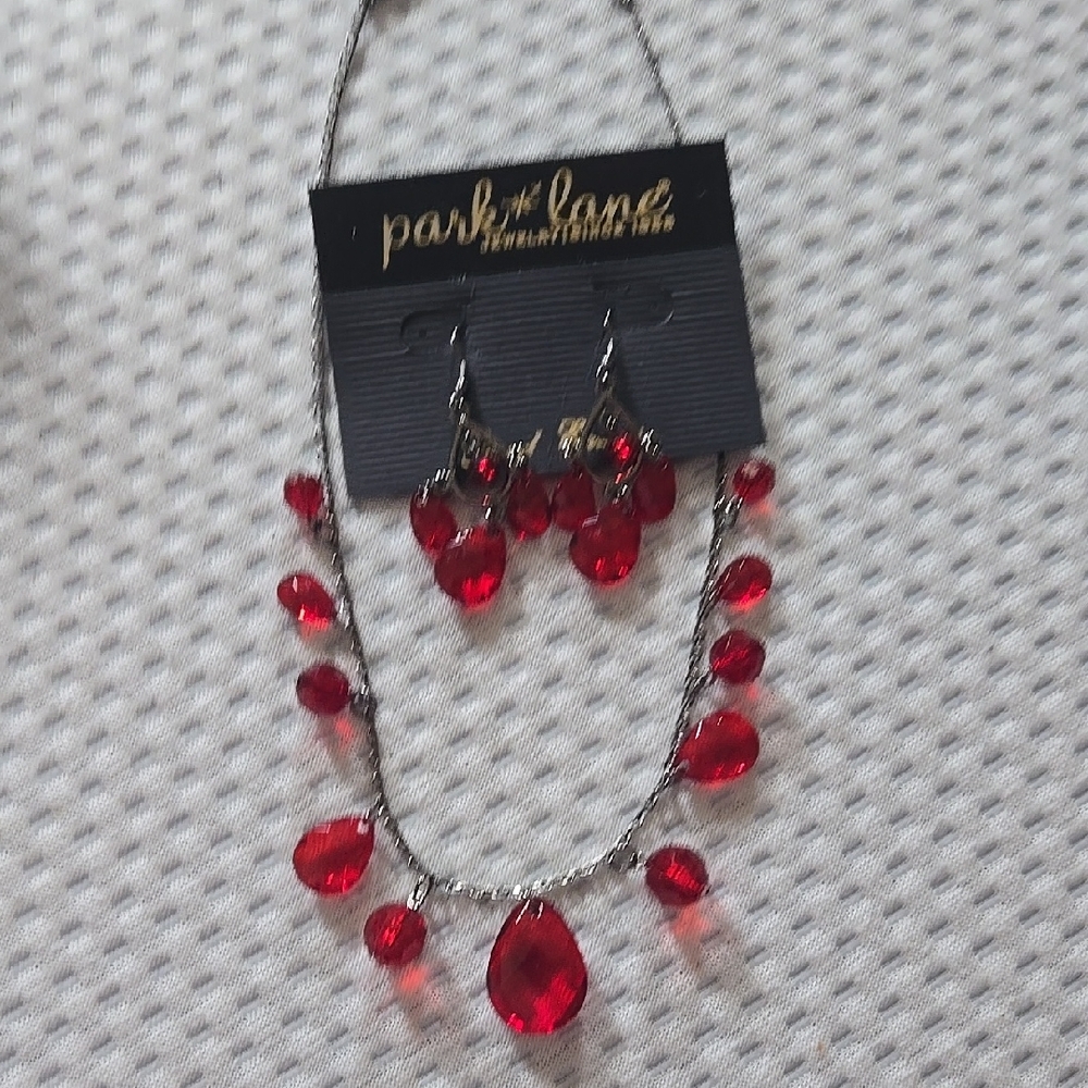 Park Lane Red Jewelry Set